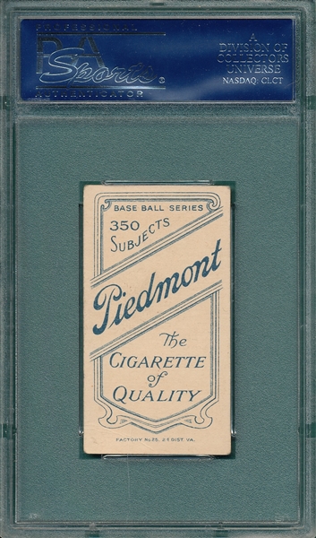 1909-1911 T206 Mowery Piedmont Cigarettes PSA 4