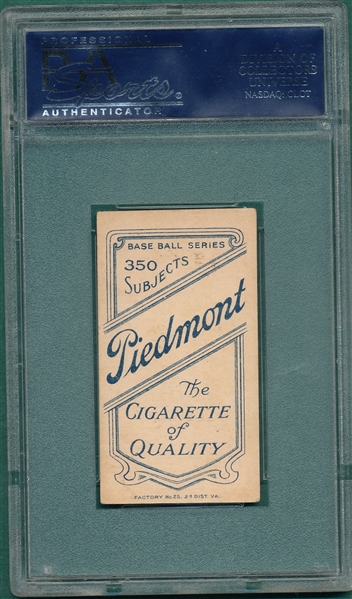 1909-1911 T206 Murray, Batting, Piedmont Cigarettes PSA 4