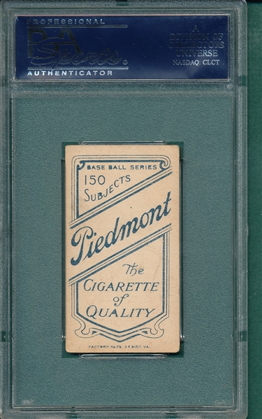 1909-1911 T206 Conroy, Fielding, Piedmont Cigarettes PSA 4