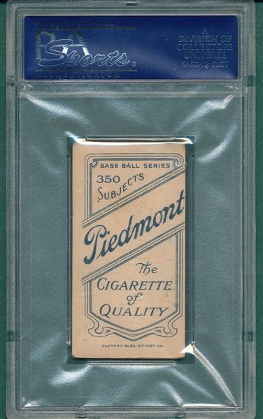 1909-1911 T206 Ferguson Piedmont Cigarettes PSA 4