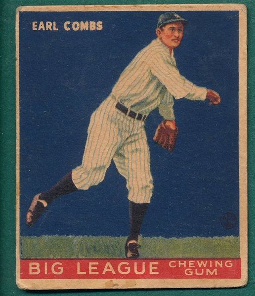 1933 Goudey #103 Combs