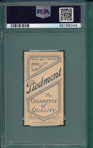 1909-1911 T206 Krause, Pitching, Piedmont Cigarettes PSA 6