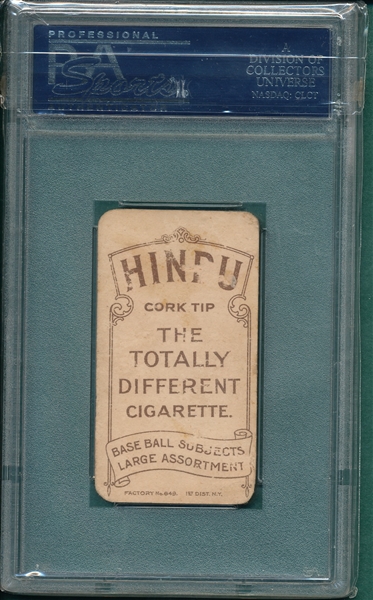 1909-1911 T206 Bransfield Hindu Cigarettes PSA 1