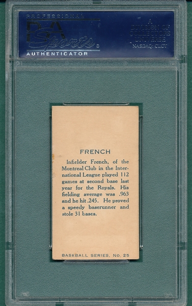 1912 C-46 #25 French Imperial Tobacco PSA 5
