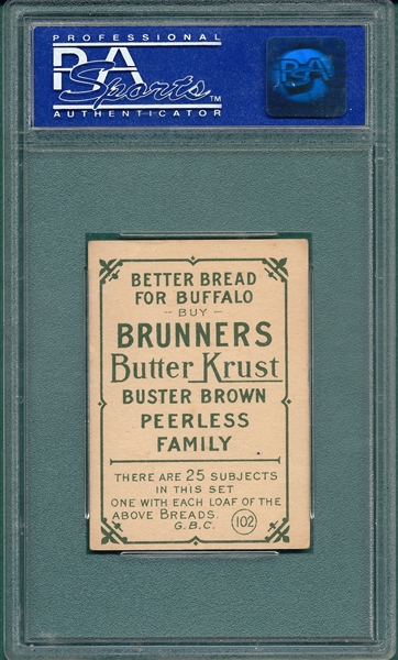 1911 D304 Frank Chance Brunners Bread PSA 2 *Presents Much Better*