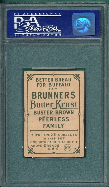 1911 D304 Otis Crandall, NY, Brunners Bread PSA 3 *Presents Better*