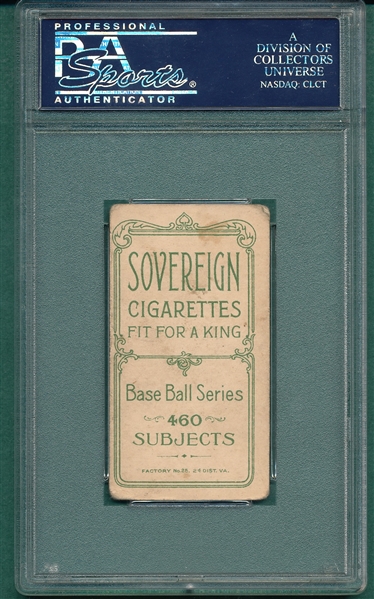 1909-1911 T206 Ford Sovereign Cigarettes PSA 2.5 *460 Series*
