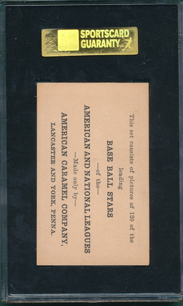 1922 E121-120 Maranville American Caramel Co. SGC 60 *Highest Graded*