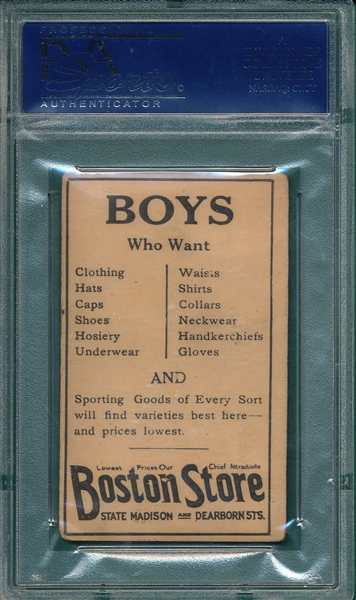 1916 Boston Store #158 Jas. Sheckard PSA 4