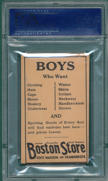 1917 Boston Store #124 Elmer Myers PSA 5