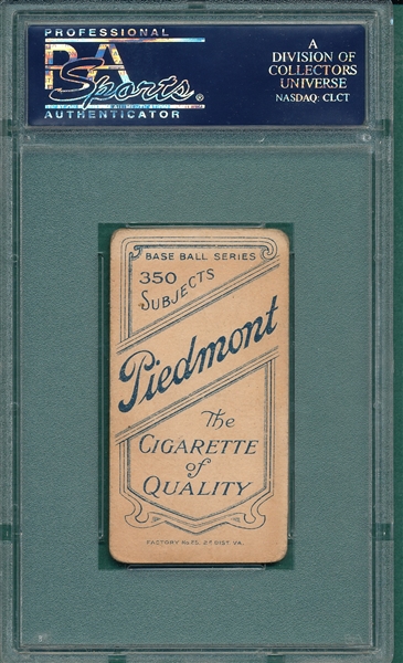 1909-1911 T206 Starr Piedmont Cigarettes PSA 2.5