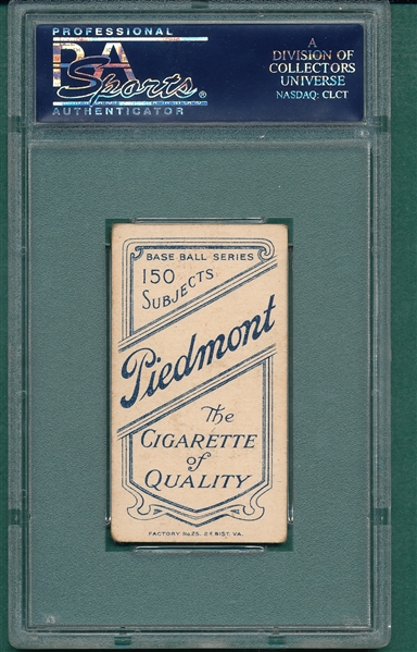 1909-1911 T206 Ferris Piedmont Cigarettes PSA 3.5