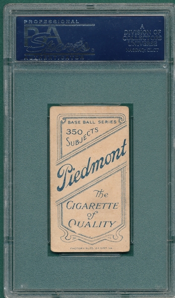 1909-1911 T206 Atz Piedmont Cigarettes PSA 3.5