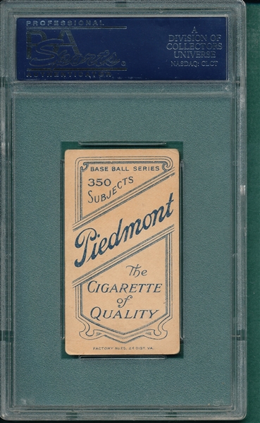 1909-1911 T206 Raymond Piedmont Cigarettes PSA 3