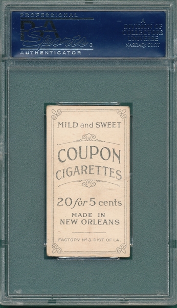 1914 T213-2 Mike Donlin, NY Nat., Coupon Cigarettes PSA 4.5 *Only 4 Graded* *Highest Graded*