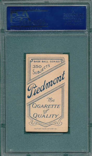 1909-1911 T206 Lentz Piedmont Cigarettes PSA 5 *Southern League*