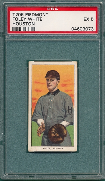 1909-1911 T206 White, Foley, Piedmont Cigarettes PSA 5 *Southern League*