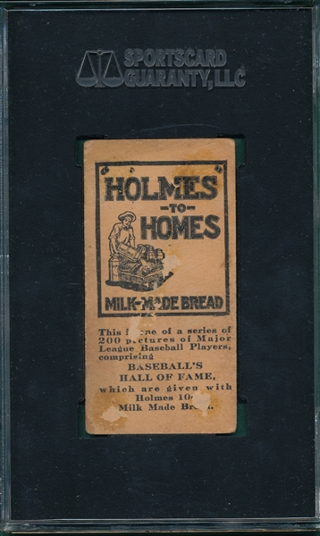 1916 Holmes To Holmes #165 Burt Shotton SGC 10 *Only One Graded*