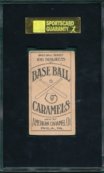 1909-11 E90-1 Tannehill American Caramel Co. SGC Authentic 