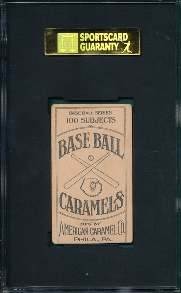 1909-11 E90-1 Summers American Caramel Co. SGC Authentic 