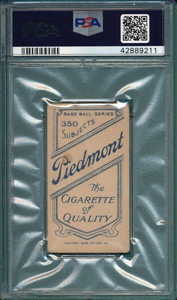 1909-1911 T206 Adkins Piedmont Cigarettes PSA 3