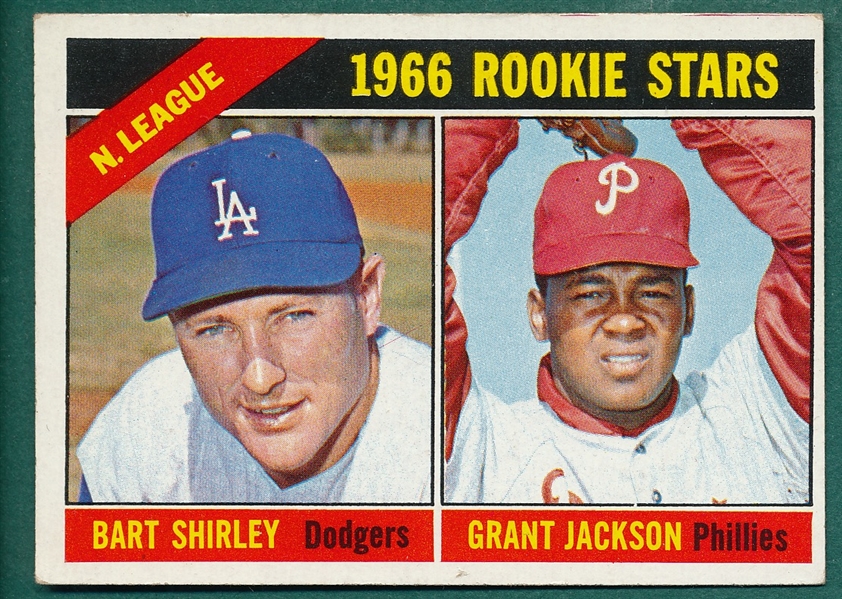1966 Topps #591 NL Rookies W/ Grant Jackson, *Hi #* *SP*