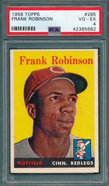 1958 Topps #285 Frank Robinson PSA 4