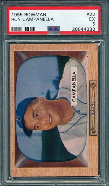 1955 Bowman #22 Roy Campanella PSA 5