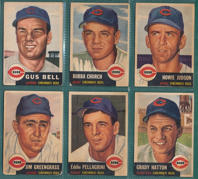 1953 Topps Lot of (29) W/ Eight High Numbers