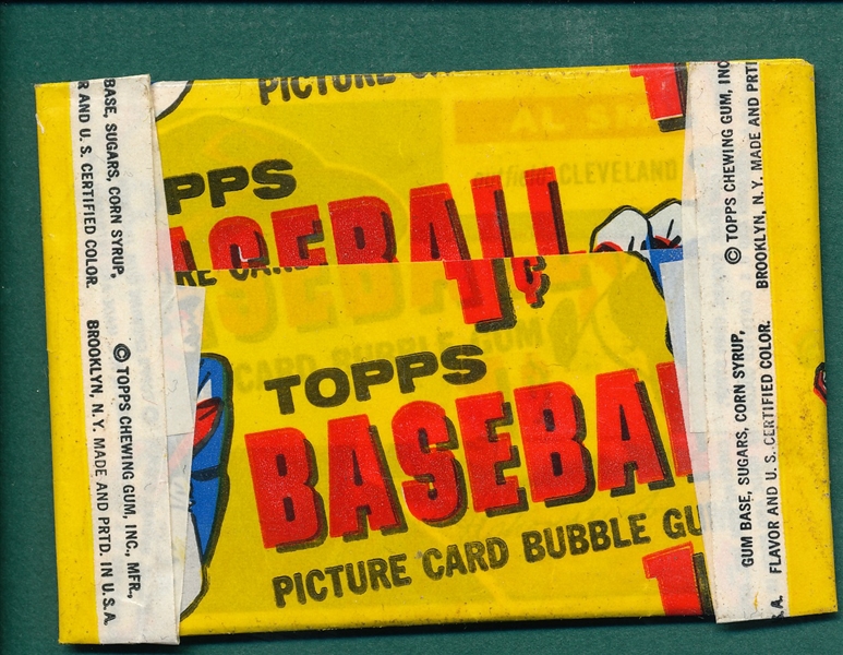 1956 Topps Baseball One Cent Pack Unopened