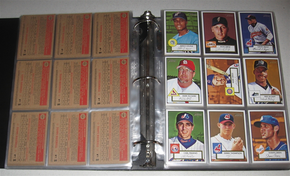 2001 Topps Heritage Baseball Complete Set w/ Variations (487)