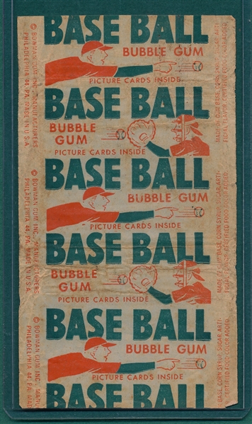 1949 Bowman Baseball Wrapper