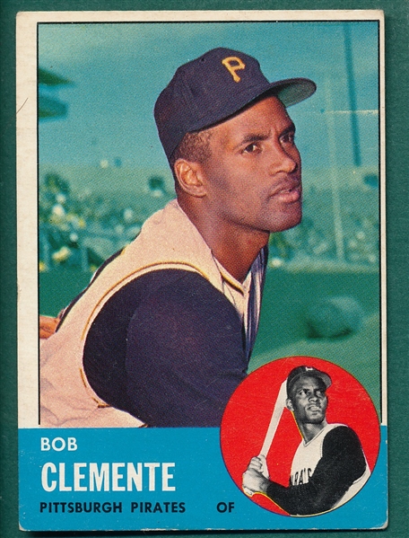 1963 Topps #540 Bob Clemente *Hi #*