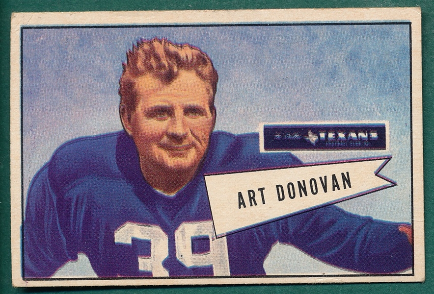 1952 Bowman Small #46 Art Donovan, Rookie