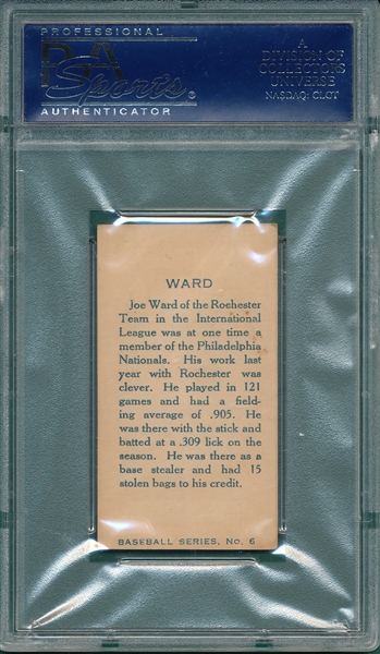 1912 C-46 #6 Ward Imperial Tobacco PSA 5