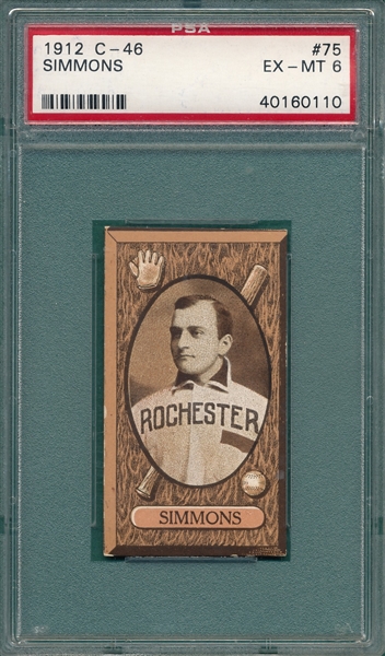 1912 C-46 #75 Simmons Imperial Tobacco PSA 6