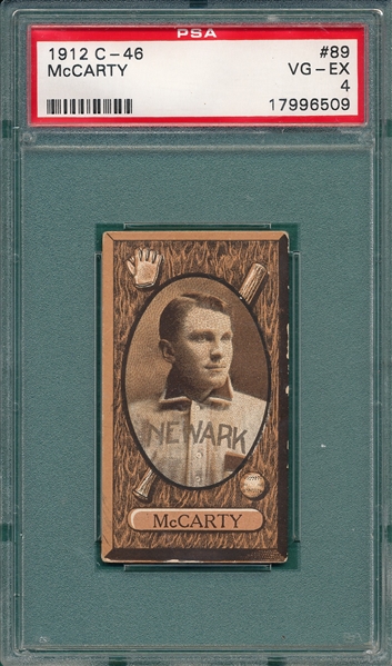 1912 C-46 #89 McCarty Imperial Tobacco PSA 4