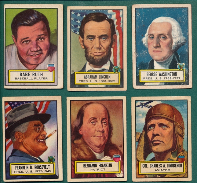 1952 Topps Look 'n See Complete Set W/ Wrapper 
