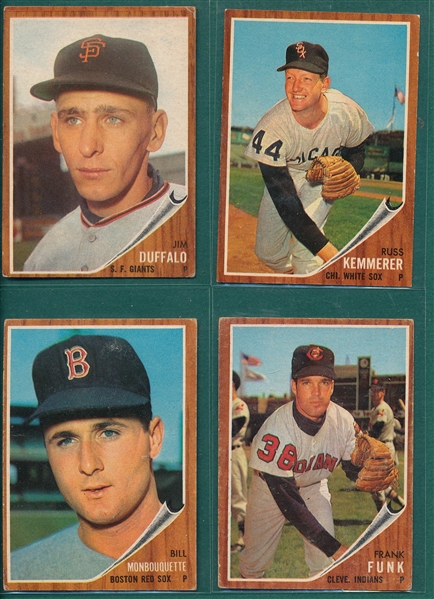 1962 Topps Lot of (340) W/ F. Robinson, Kaline, Musial & More