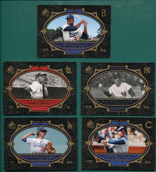 2006-2009 Lot of (23) Inserts W/ Jackie Robinson