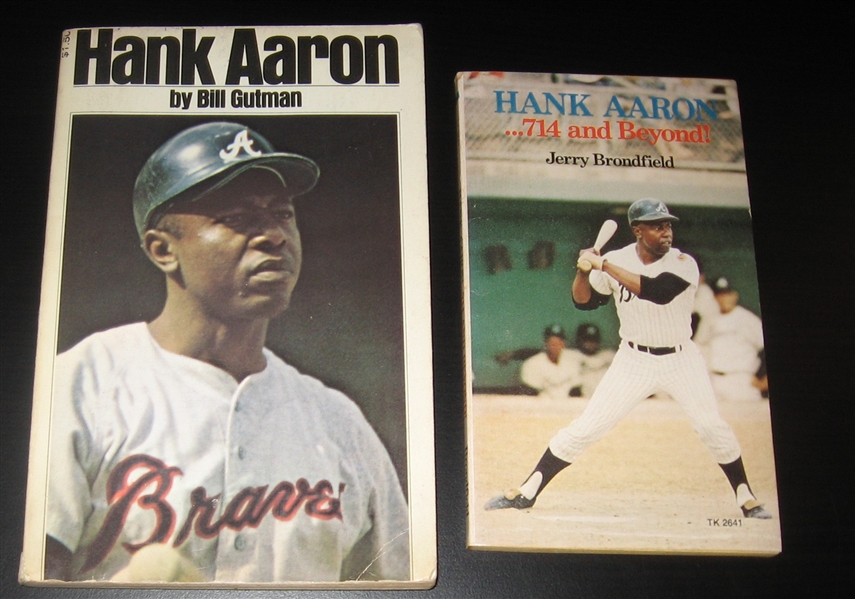 1955-2000s Lot of (169) Hank Aaron 