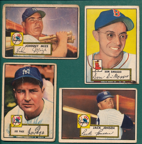 1952 Topps Lot of (47) W/ #129 Mize