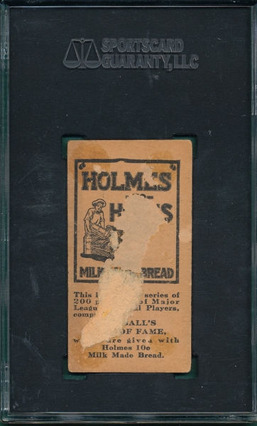 1916 Holmes To Holmes #125 Geo Moriarity SGC 10 *Only One Graded* 