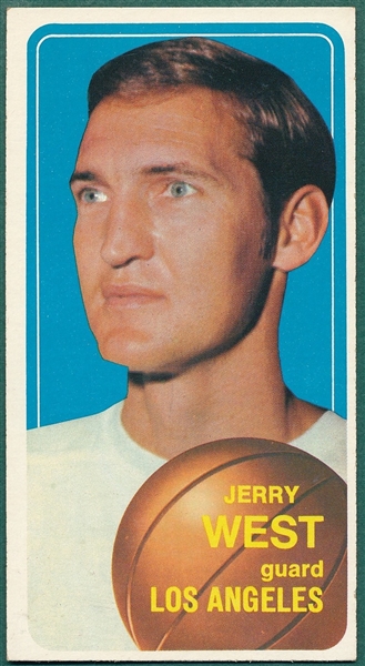 1970-71 Topps Basketball Lot of (8) W/ #160 Jerry West