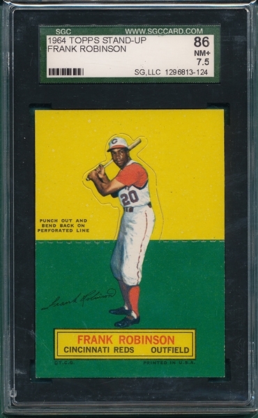 1964 Topps Stand-Up Frank Robinson SGC 86