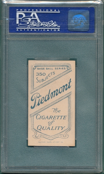 1909-1911 T206 Phillippe Piedmont Cigarettes Cigarettes PSA 7