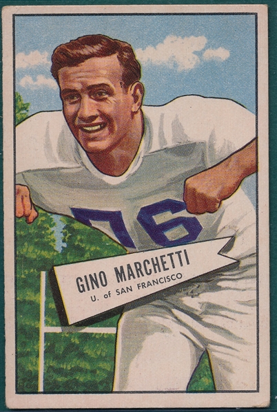 1952 Bowman Large #23 Gino Marchetti *Rookie*