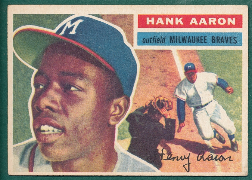 1956 Topps #31 Hank Aaron *White*