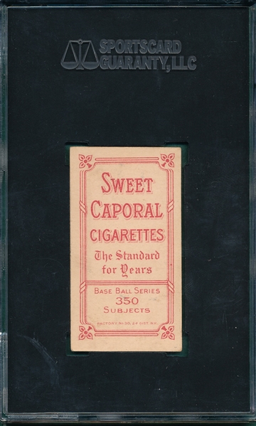 1909-1911 T206 McIntyre, Brooklyn & Chicago, Sweet Caporal Cigarettes SGC 70