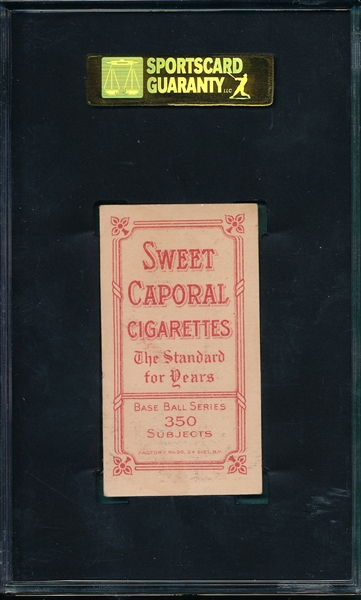 1909-1911 T206 Moran, Pat, Sweet Caporal Cigarettes SGC 70